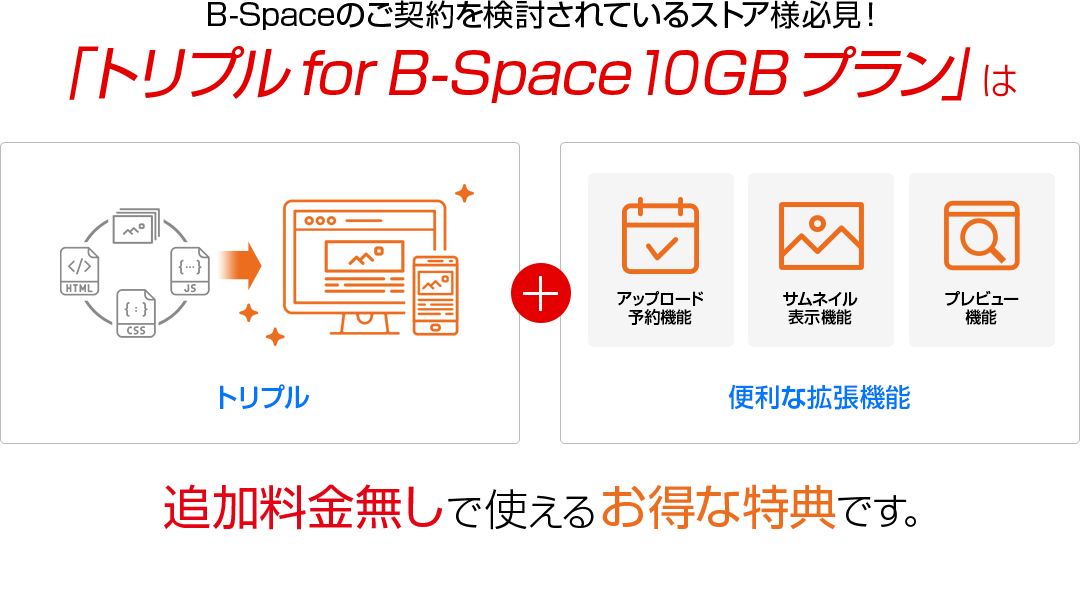 トリプル For B Space 10gbプラン B Space ビースペース Yahoo ショッピング向け ネットショップ繁盛ツール 販促支援